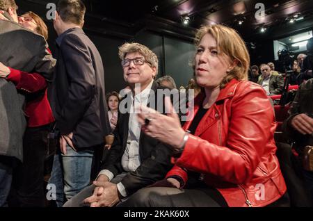 Eric Coquerel beim Treffen von Jean Luc Melanchon am 5. Januar 2017 in Paris. (Foto von Julien Mattia/NurPhoto) *** Bitte nutzen Sie die Gutschrift aus dem Kreditfeld *** Stockfoto