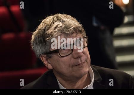 Eric Coquerel beim Treffen von Jean Luc Melanchon am 5. Januar 2017 in Paris. (Foto von Julien Mattia/NurPhoto) *** Bitte nutzen Sie die Gutschrift aus dem Kreditfeld *** Stockfoto