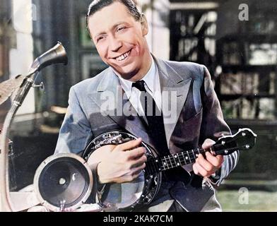 GEORGE FORMBY (1904-1961) englischer Musiker, Komiker und Schauspieler. Stockfoto