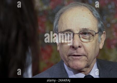 Der Schauspieler Emilio Gutierrez Caba nimmt an der Übergabe der CEC-Medaillen im Palafox Cinemas in Madrid Teil. Spanien 30. Januar 2017 (Foto von Oscar Gonzalez/NurPhoto) *** Bitte nutzen Sie die Gutschrift aus dem Kreditfeld *** Stockfoto