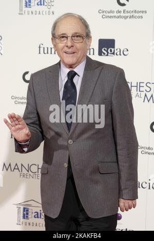 Der Schauspieler Emilio Gutierrez Caba nimmt an der Übergabe der CEC-Medaillen im Palafox Cinemas in Madrid Teil. Spanien 30. Januar 2017 (Foto von Oscar Gonzalez/NurPhoto) *** Bitte nutzen Sie die Gutschrift aus dem Kreditfeld *** Stockfoto