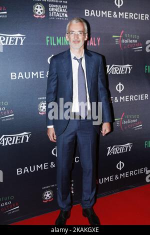 Produzent und Regisseur Igor Lopatonok nimmt am 3. Februar 2017 am Italian Cultural Institute in Los Angeles, CA, an der Verleihung des "Baume & Mercier Special Filming on Italy Award" von Oliver Stone Teil (Foto: Neca Dantas/NurPhoto) *** Bitte nutzen Sie die Gutschrift aus dem Credit Field *** Stockfoto