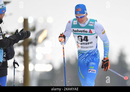 Iivo Niskanen aus Finnland beim Einzel-Classic-Finale der Herren im Langlauf 15km bei der FIS Nordischen Ski-Weltmeisterschaft 2017 in Lahti. Am Mittwoch, den 29. Februar 2017, in Lahti, Finnland. Foto von Artur Widak *** Bitte nutzen Sie die Gutschrift aus dem Kreditfeld *** Stockfoto