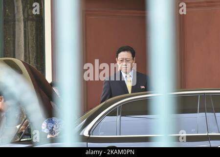 Der nordkoreanische Botschafter Kang Chol, der am 06. März 2017 in Kuala Lumpur, Malaysia, aus Malaysia ausgewiesen wurde. (Foto von Chris Jung/NurPhoto) *** Bitte nutzen Sie die Gutschrift aus dem Kreditfeld *** Stockfoto