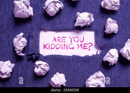 Handschriftliche Texte sind Sie Scherz mich Frage. Konzept bedeutet, einer Marke Leben einzuhauchen ein ansprechender Inhalt wichtige Informationen auf Papier Stockfoto