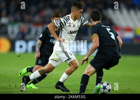 Paulo Dybala von Juventus am 14. März 2017 im Juventus-Stadion in Turin, Italien. (Foto von Matteo Ciambelli/NurPhoto) *** Bitte nutzen Sie die Gutschrift aus dem Kreditfeld *** Stockfoto