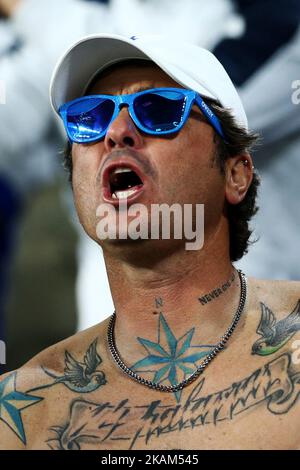 Fans von Porto am 14. März 2017 im Juventus-Stadion in Turin, Italien. (Foto von Matteo Ciambelli/NurPhoto) *** Bitte nutzen Sie die Gutschrift aus dem Kreditfeld *** Stockfoto