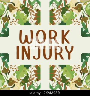 Schreiben mit Text Arbeitsverletzung. Business-Konzept Sie sind herzlich eingeladen, bei uns zu bleiben Einladung Gastfreundschaft Geschäftsmann in Anzug hält Notizblock Stockfoto