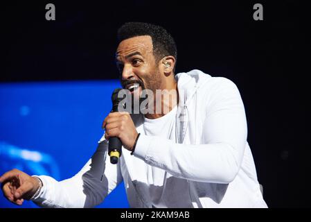 Craig David tritt am 25. März 2017 in London, Großbritannien, live auf der Bühne der O2 Arena auf. (Foto von Karyn Louise/NurPhoto) *** Bitte nutzen Sie die Gutschrift aus dem Kreditfeld *** Stockfoto