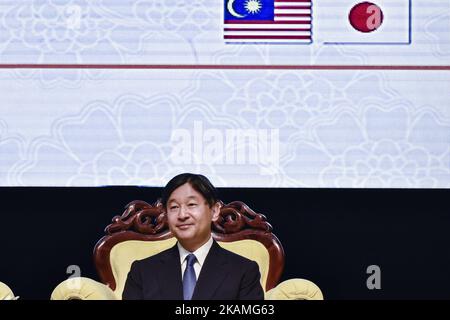 Der japanische Kronprinz Naruhito, aufgenommen während seines Besuchs in Malaysia an der Universität von Malaiisch in Kuala Lumpur am 14. April 2017. Naruhito ist auf einem fünftägigen Besuch in Malaysia. (Foto von Chris Jung/NurPhoto) *** Bitte nutzen Sie die Gutschrift aus dem Kreditfeld *** Stockfoto