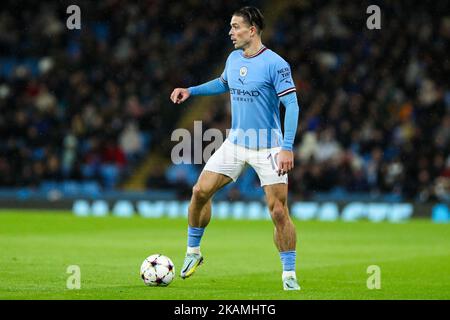 Manchester, Großbritannien. 02.. November 2022. Jack Grealish von Manchester City während des UEFA Champions League-Spiels zwischen Manchester City und Sevilla im Etihad Stadium, Manchester, England am 2. November 2022. Foto von Ben Wright. Nur zur redaktionellen Verwendung, Lizenz für kommerzielle Nutzung erforderlich. Keine Verwendung bei Wetten, Spielen oder Veröffentlichungen einzelner Clubs/Vereine/Spieler. Kredit: UK Sports Pics Ltd/Alamy Live Nachrichten Stockfoto