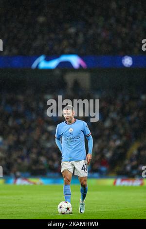 Manchester, Großbritannien. 02.. November 2022. Phil Foden von Manchester City während des UEFA Champions League-Spiels zwischen Manchester City und Sevilla im Etihad Stadium, Manchester, England am 2. November 2022. Foto von Ben Wright. Nur zur redaktionellen Verwendung, Lizenz für kommerzielle Nutzung erforderlich. Keine Verwendung bei Wetten, Spielen oder Veröffentlichungen einzelner Clubs/Vereine/Spieler. Kredit: UK Sports Pics Ltd/Alamy Live Nachrichten Stockfoto