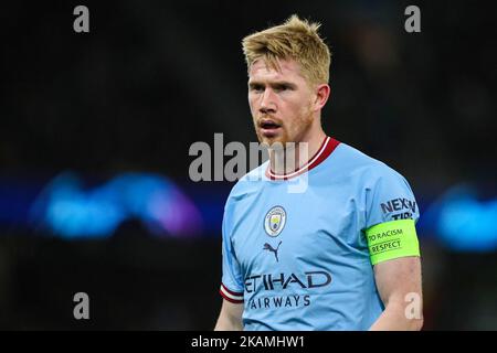 Manchester, Großbritannien. 02.. November 2022. Kevin De Bruyne von Manchester City während des UEFA Champions League-Spiels zwischen Manchester City und Sevilla im Etihad Stadium, Manchester, England am 2. November 2022. Foto von Ben Wright. Nur zur redaktionellen Verwendung, Lizenz für kommerzielle Nutzung erforderlich. Keine Verwendung bei Wetten, Spielen oder Veröffentlichungen einzelner Clubs/Vereine/Spieler. Kredit: UK Sports Pics Ltd/Alamy Live Nachrichten Stockfoto