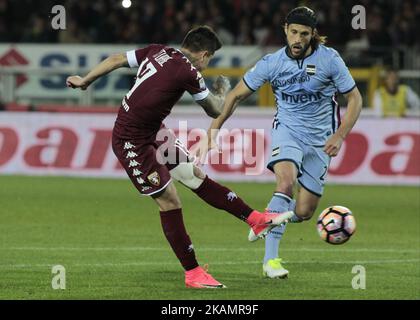 Juan Iturbe beim Spiel der Serie A zwischen Turin und Sampdoria, in Turin, am 29. April 2016 (Foto: Loris Roselli/NurPhoto). *** Bitte verwenden Sie Credit from Credit Field *** Stockfoto