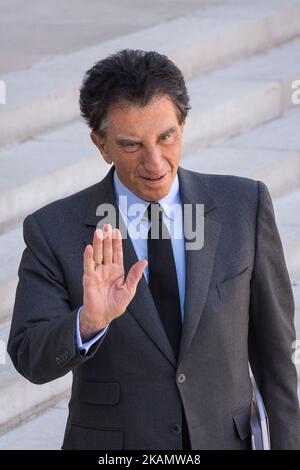 Der ehemalige Kulturminister Jack lang in Paris, Frankreich, am 2. Mai 2017. (Foto von Julien Mattia/NurPhoto) *** Bitte nutzen Sie die Gutschrift aus dem Kreditfeld *** Stockfoto