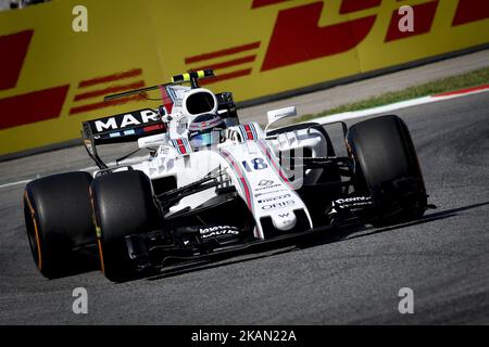 Lanze Spaziergang von Williams, während der ersten Trainingseinheit des GP von Spanien in Montmeló, auf dem Circuit de Catalunya am 12. Mai 2017 (Foto von Miquel Llop/NurPhoto) *** Bitte benutzen Sie die Gutschrift aus dem Credit Field *** Stockfoto