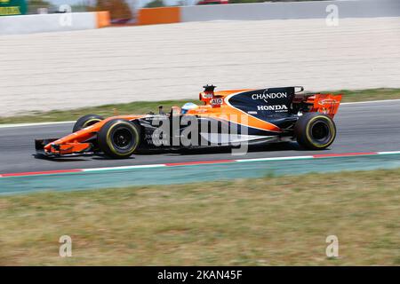 Fernando Alonso, Team McLaren beim Formel-1-GP von Spanien 2017, der am 14.. Mai 2017 auf dem Circuit Barcelona Catalunuya in Barcelona, Spanien, gefeiert wurde. (Foto von Urbanandsport/NurPhoto) *** Bitte nutzen Sie die Gutschrift aus dem Kreditfeld *** Stockfoto