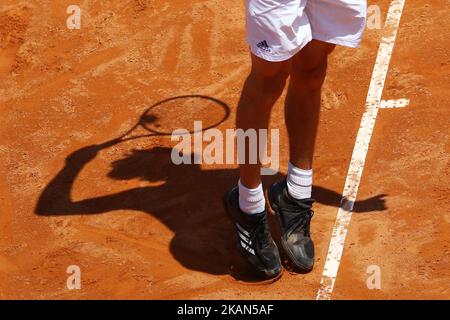 Tennis ATP Internazionali d'Italia BNL Dritte Runde Alexander Zverev (GER) beim Foro Italico in Rom, Italien am 18. Mai 2017. (Foto von Matteo Ciambelli/NurPhoto) *** Bitte nutzen Sie die Gutschrift aus dem Kreditfeld *** Stockfoto