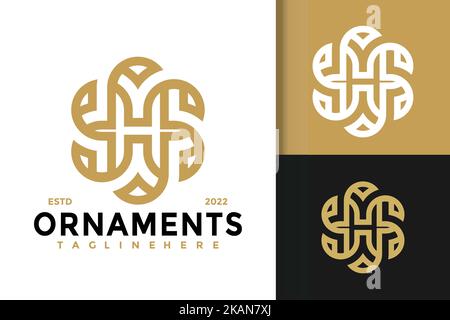 A vector illustration of a set of creative logo designs Stock Vektor