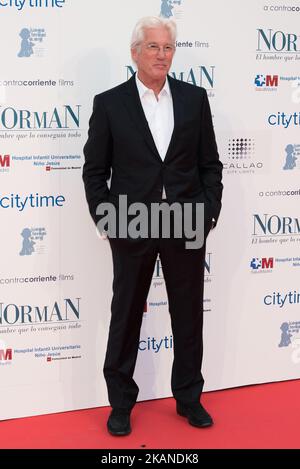 Richard Gere nimmt am 31. Mai 2017 an der spanischen Premiere von „NORMAN“ im Callao Cinema in Madrid Teil (Foto von Gabriel Maseda/NurPhoto) *** Bitte nutzen Sie die Gutschrift aus dem Credit Field *** Stockfoto