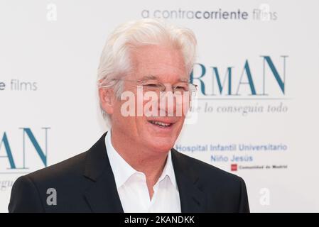 Richard Gere nimmt am 31. Mai 2017 an der spanischen Premiere von „NORMAN“ im Callao Cinema in Madrid Teil (Foto von Gabriel Maseda/NurPhoto) *** Bitte nutzen Sie die Gutschrift aus dem Credit Field *** Stockfoto