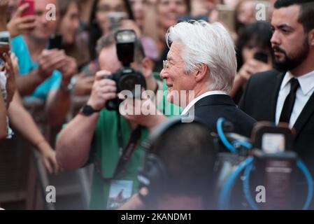 Richard Gere nimmt am 31. Mai 2017 an der spanischen Premiere von „NORMAN“ im Callao Cinema in Madrid Teil (Foto von Gabriel Maseda/NurPhoto) *** Bitte nutzen Sie die Gutschrift aus dem Credit Field *** Stockfoto