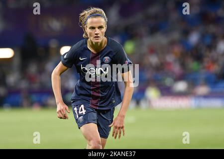 Irene Paredes aus Paris Saint-Germain während des UEFA Women's Champions League Finales zwischen den Frauen in Lyon und Paris Saint Germain am 1. Juni 2017 im Cardiff City Stadium, Cardiff, Wales. (Foto von Giuseppe Maffia/NurPhoto) *** Bitte nutzen Sie die Gutschrift aus dem Kreditfeld *** Stockfoto