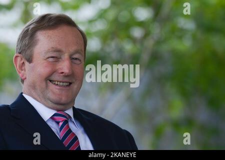 Der irische Taoiseach Enda Kenny beim Bloom Festival, Irlands größtem Gartenfest, während einer seiner letzten öffentlichen Erscheinungen als Taoiseach. Am Freitag, den 2. Juni 2017, in Dublin, Irland. Foto von Artur Widak *** Bitte nutzen Sie die Gutschrift aus dem Kreditfeld *** Stockfoto