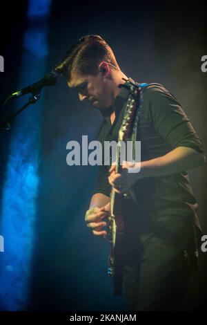 MAILAND, ITALIEN- 7. JUNI 2017- Isaac Hansonvon der amerikanischen Pop-Rock-Band Hanson auf der Bühne beim Auftritt bei Fabrique in Mailand, Italien (Foto: Roberto Finizio/NurPhoto) *** Bitte benutzen Sie die Gutschrift aus dem Credit Field *** Stockfoto