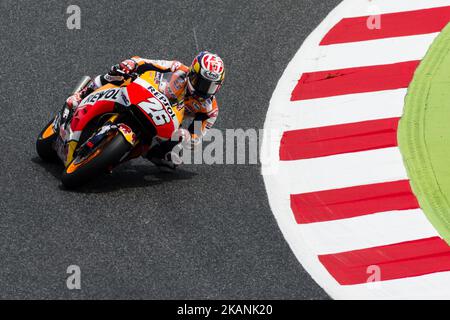 26 Dani Pedrosa aus Spanien vom Repsol Honda Team (Honda) während des Monter Energy Catalonia Grand Prix, auf dem Circuit de Barcelona-Catalunya am 9. Juni 2017. (Foto von Xavier Bonilla/NurPhoto) *** Bitte nutzen Sie die Gutschrift aus dem Kreditfeld *** Stockfoto