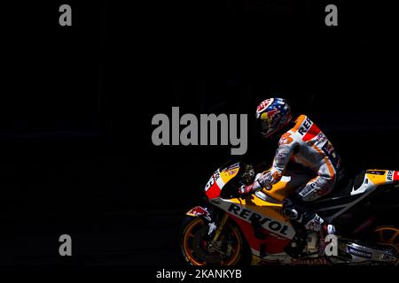 26 Dani Pedrosa aus Spanien vom Repsol Honda Team (Honda) während des Monter Energy Catalonia Grand Prix, auf dem Circuit de Barcelona-Catalunya am 10. Juni 2017. (Foto von Xavier Bonilla/NurPhoto) *** Bitte nutzen Sie die Gutschrift aus dem Kreditfeld *** Stockfoto