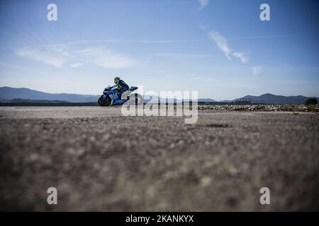 29 Andrea Iannone aus Italien vom Team Suzuki Ecstar (Suzuki) während des Monter Energy Catalonia Grand Prix, auf dem Circuit de Barcelona-Catalunya am 10. Juni 2017. (Foto von Xavier Bonilla/NurPhoto) *** Bitte nutzen Sie die Gutschrift aus dem Kreditfeld *** Stockfoto