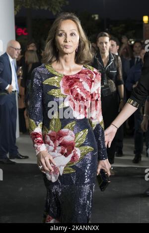 Isabel Preysler nimmt an der Einweihung eines neuen PORCELANOSA-Stores in Madrid Teil. Spanien 14. Juni 2017 (Foto von Oscar Gonzalez/NurPhoto) *** Bitte benutzen Sie die Gutschrift aus dem Kreditfeld *** Stockfoto