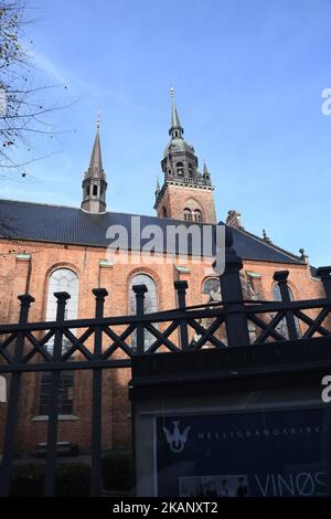 Kopenhagen/Dänemark/03. November 2022/ Helligaarndkirke chrch on stroeget in danish Capital Copenhagen (Foto. Francis Joseph Dean/Dean Pictures. Stockfoto