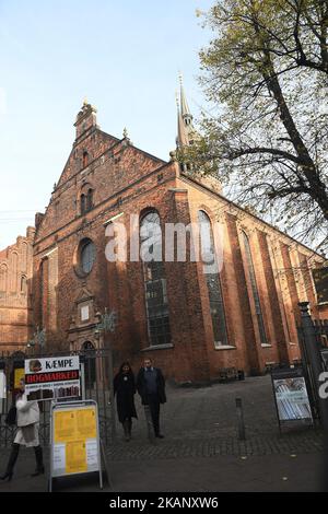 Kopenhagen/Dänemark/03. November 2022/ Helligaarndkirke chrch on stroeget in danish Capital Copenhagen (Foto. Francis Joseph Dean/Dean Pictures. Stockfoto