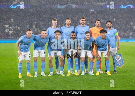Manchester, Großbritannien. 2.. November 2022. Das Spiel der UEFA Champions League Group G zwischen Manchester City und dem FC Sevilla im Etihad Stadium, Manchester, am Mittwoch, den 2.. November 2022. (Kredit: Mike Morese | MI News) Kredit: MI News & Sport /Alamy Live News Stockfoto