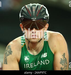 Patrick Monahan aus Irland Herren 800m T53 Runde 1 Hitze 2 Rennen während der World para Athletics Championships im London Stadium in London am 19. Juli 2017 (Foto von Kieran Galvin/NurPhoto) *** Bitte nutzen Sie die Gutschrift aus dem Credit Field *** Stockfoto