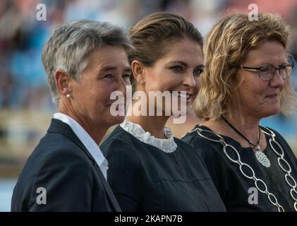 Prinzessin Madeleine von Schweden nimmt an der Eröffnungszeremonie der Longines FEI Europameisterschaften 2017 im Ullevi-Stadion in Göteborg, Schweden, am 21 2017. August Teil (Foto: Julia Reinhart/NurPhoto) Stockfoto