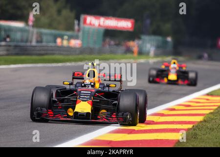 33 VERSTAPPEN Max aus Nederlans von Red Bull Tag Heuer beim Grand Prix der Formel 1 in Belgien auf dem Circuit de Spa-Francorchamps am 27. August 2017 in Spa, Belgien. (Foto von Xavier Bonilla/NurPhoto) Stockfoto