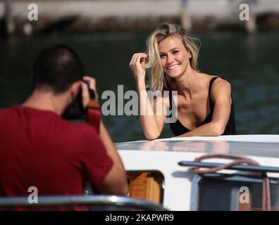 Renata Kuerten im Hotel Excelsior während der Filmfestspiele von Venedig 74. am 31. August 2017 im Lido von Venedig. (Foto von Matteo Chinellato/NurPhoto) Stockfoto