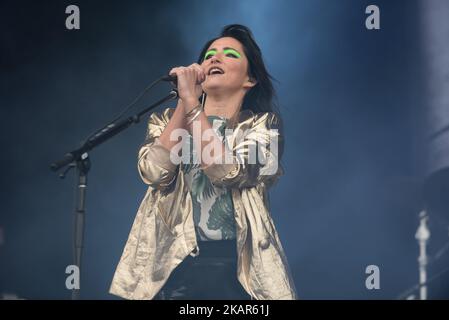 Der schottische Singer-Songwriter und Musiker KT Tunstall tritt am 10. September 2017 live beim OnBlackheath Festival in London auf. (Foto von Alberto Pezzali/NurPhoto) Stockfoto