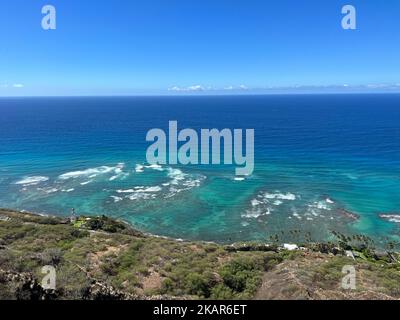 Der Diamond Head Leuchtturm in Honolulu, Hawaii Stockfoto
