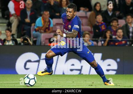 Paulinino Bezerra während des Spiels der La Liga zwischen dem FC Barcelona und dem SC Eibar am 19. September 2017 in Barcelona. (Foto von Urbanandsport/NurPhoto) Stockfoto