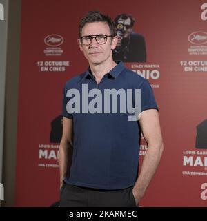 Michel Hazanavicius nimmt am 2. Oktober 2017 an der Fotozelle „Mal genio“ im Hotel Urso in Madrid, Spanien, Teil. (Foto von Oscar Gonzalez/NurPhoto) Stockfoto