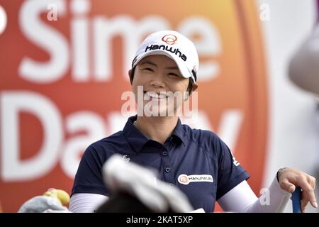 Eun Hee Ji aus Südkorea am 4. Tag der Sime Darby LPGA Malaysia bei TPC Kuala Lumpur am 29. Oktober 2017 in Kuala Lumpur, Malaysia. (Foto von Chris Jung/NurPhoto) Stockfoto