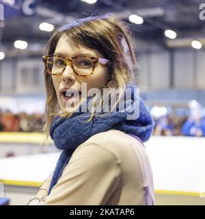Die britische Schauspielerin Lena Headey posiert für Fotografen auf der Heroes Comic Con Fair in Madrid, Spanien, am 11. November 2017. (Foto von Oscar Gonzalez/NurPhoto) Stockfoto