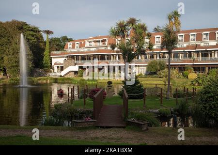 Hotel St Pierre Park, auf der Insel Guernsey, Teil der Kanalinseln, Großbritannien Stockfoto