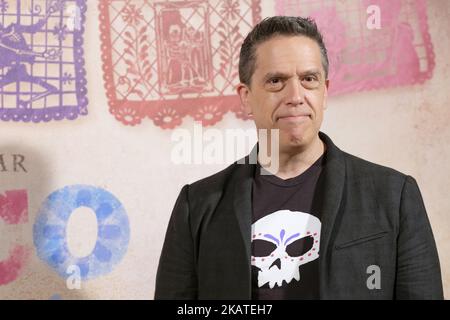 Regisseur Lee Unkrich nimmt am 21. November 2017 an der Fotozelle des Disney Pixar COCO Films in Madrid, Spanien, Teil. (Foto von Oscar Gonzalez/NurPhoto) Stockfoto