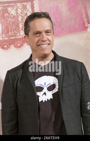 Regisseur Lee Unkrich nimmt am 21. November 2017 an der Fotozelle des Disney Pixar COCO Films in Madrid, Spanien, Teil. (Foto von Oscar Gonzalez/NurPhoto) Stockfoto