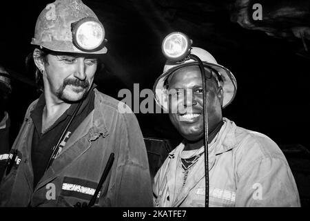 Bergbau und Maschinen in Johannesburg, Südafrika Stockfoto